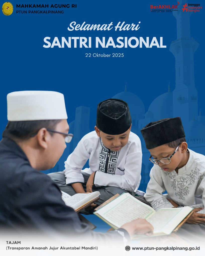 SELAMAT HARI SANTRI NASIONAL! SELAMAT HARI SANTRI NASIONAL!